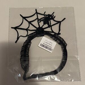 Spider Web Headband for Kids - Black